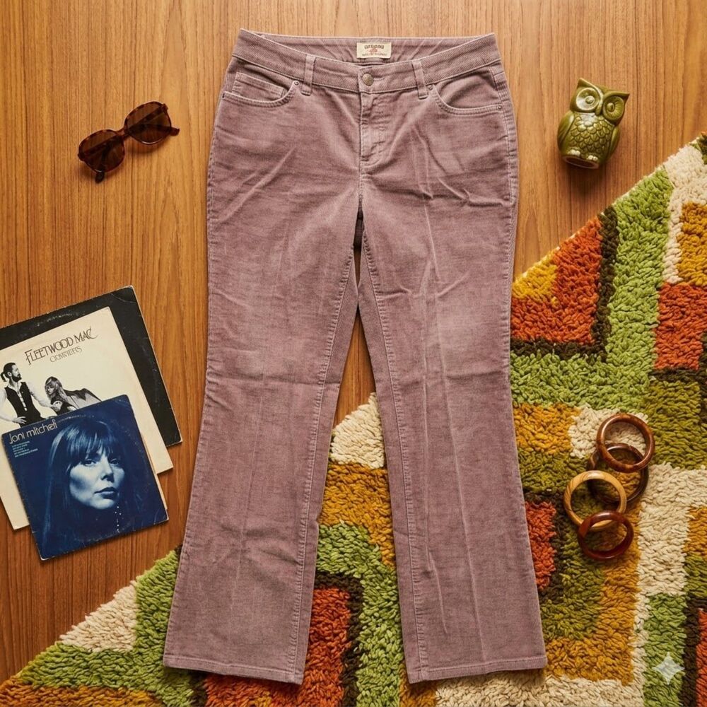 Retro Vibes Meet Cozy Comfort! St. John's Bay Corduroy Pants Size 6 Petite